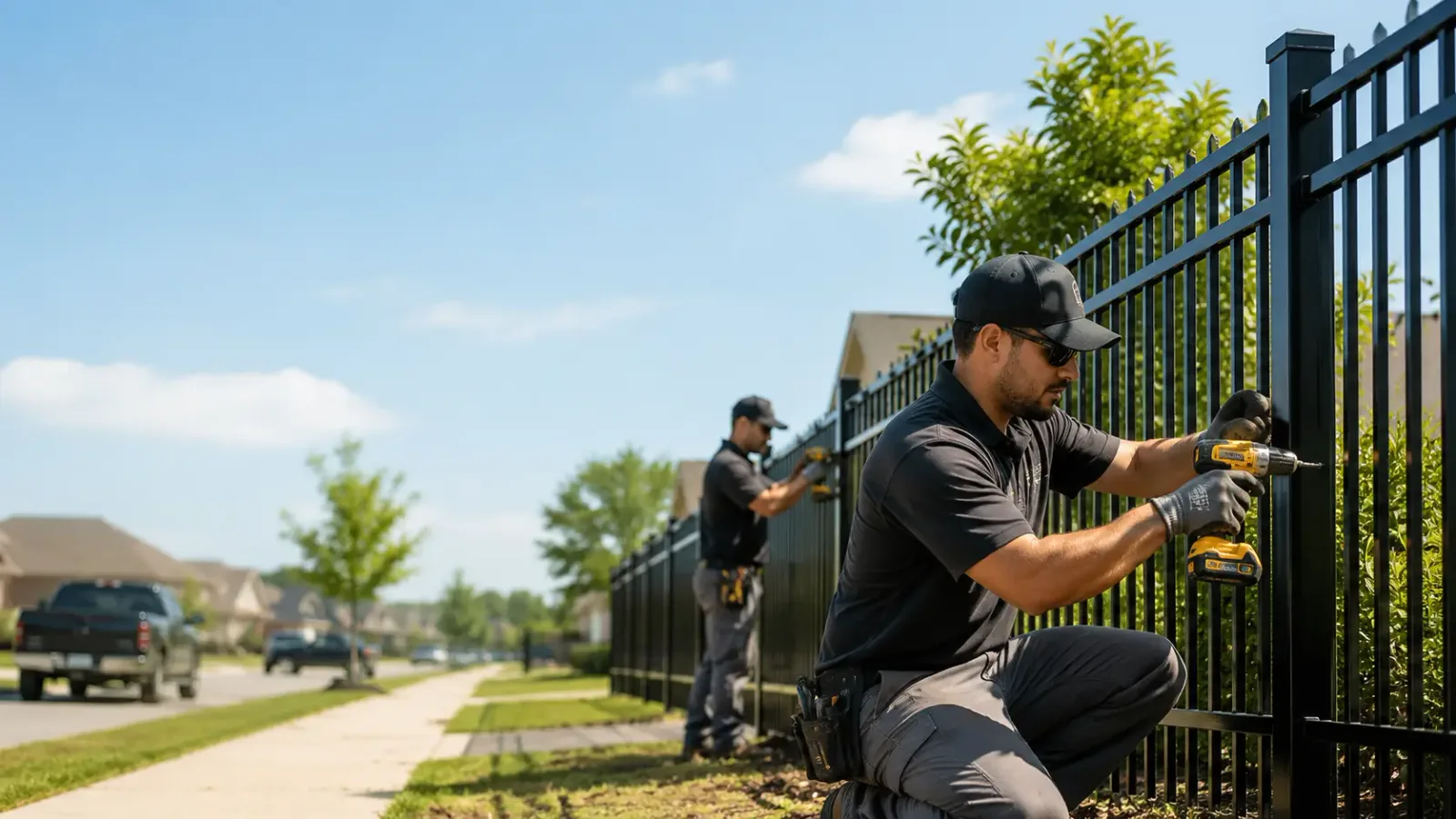 Metal Fence Installation in Lyons, TX